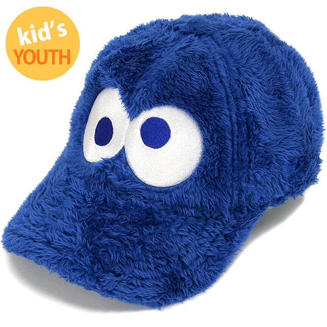 キッズキャップ 9TWENTY ユース セサミストリート クッキー [14682469] YH 920 SESAME STREET FACE 男の子・女の子 コラボ 帽子 ブルー 正規取扱店