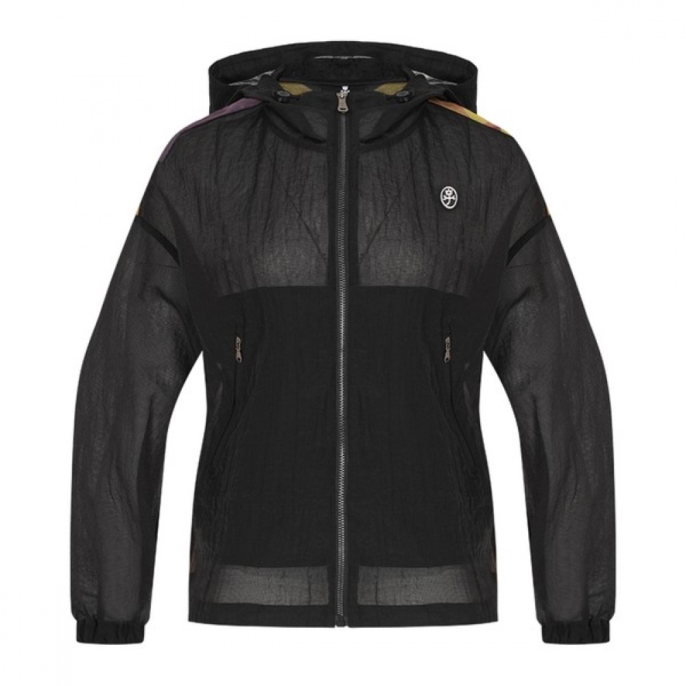 (カステルバジャック) 女性用メッシュウィンドブレーカー_BGDMJP705BK