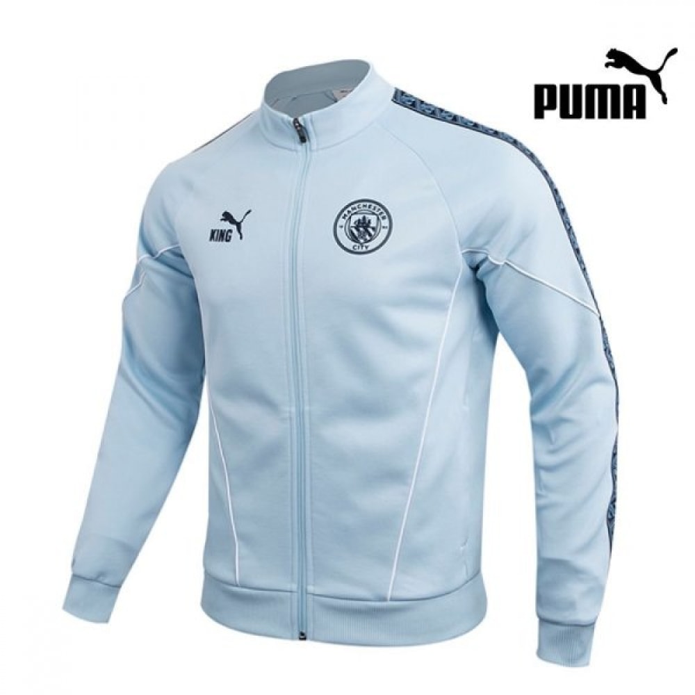 プーマガレリアプーママンチェスターシティキングアンサムプルジップアップトラックトップジャケット