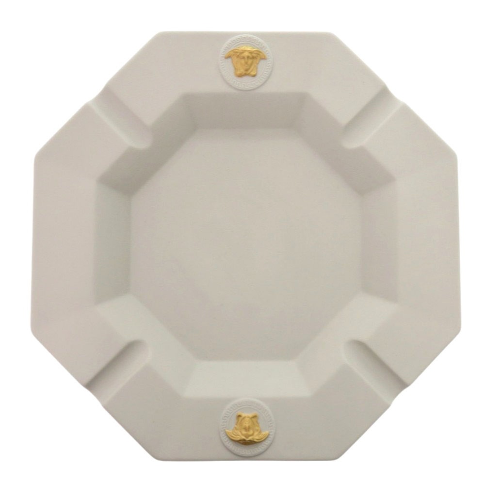 未使用品 プレート Gorgona Pop 食器 ポーセリン/磁器 ライトグレー 1312【中古】 レディース食器