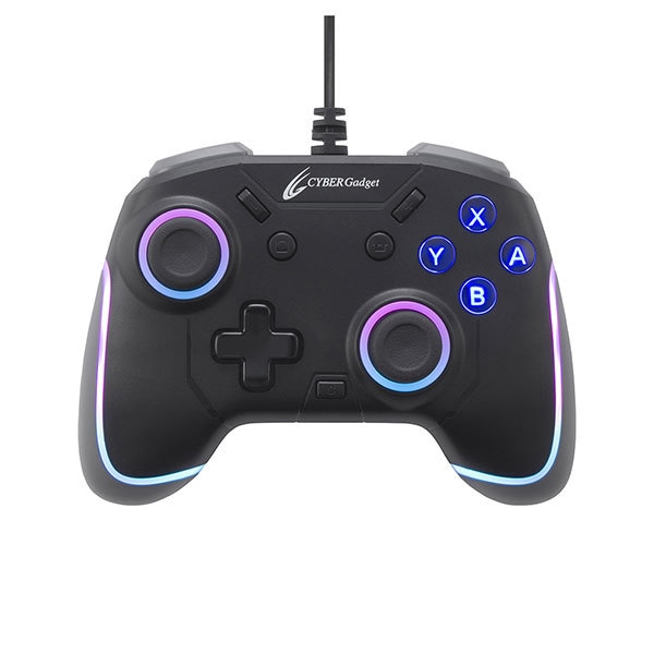 サイバーガジェット ゲーミングコントローラー ミニ HG 有線タイプ ブラック CY-WPCGCMWD-BK