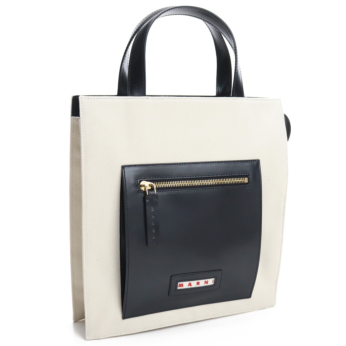 SHMP0068Q0 トートバッグ ホワイト系 ブラック レディース