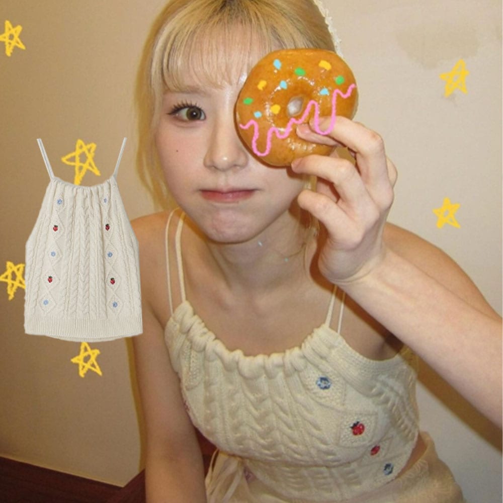 [ARTMS HEEJIN 着用!] RASPBERRY HALTER NECK KNIT (2COLORS)