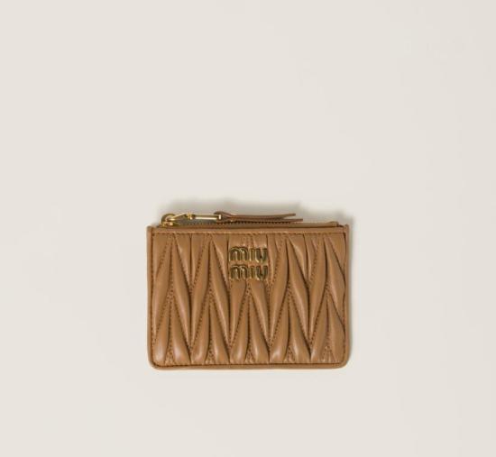 MIU MIU Women Wallet 5MC093AFPP F098L CARAMEL