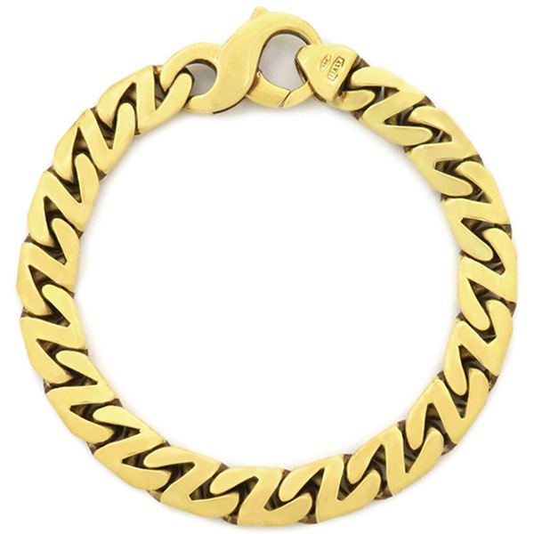 ティファニー Tiffany & Co ブレスレット ヴィンテージ K18YG イエローゴールド Tiffany&Co. AU750 【中古】