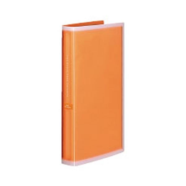 最安値 コクヨ 1セット（5冊） ア-NPV30YR オレンジ A4スリム（3段厚型）台紙50枚 ポシェットアルバム（コロレー）固定式 インテリア雑貨