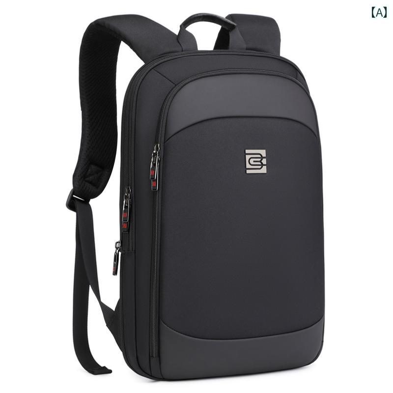 バッグ　ハンドバッグ　トラベル 2025新 拡張 可能 バック パック メンズ 高級 旅行用 コンピューター バッグ 軽量 防水 ビジネス オフィス