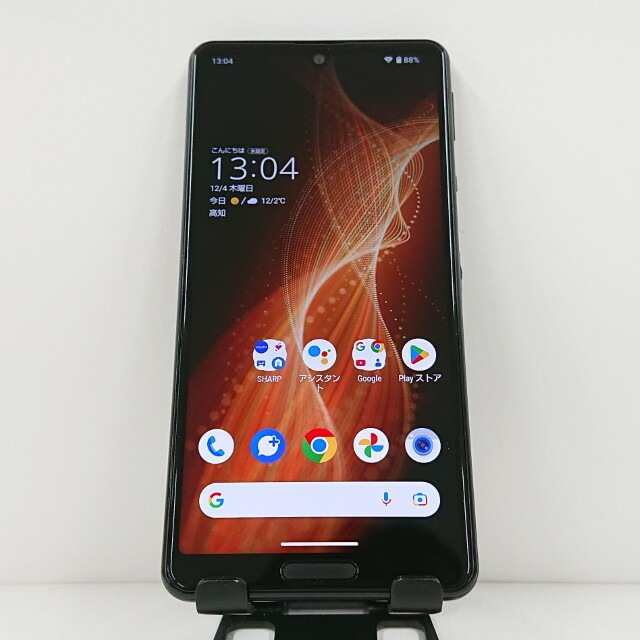 AQUOS sense5G SHG03 au ブラック 送料無料 本体 c15805 【中古】