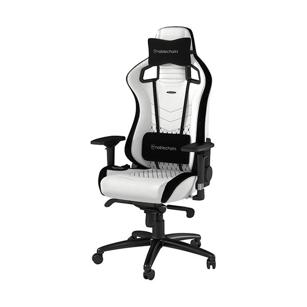 ノーブルチェアーズ EPIC ゲーミングチェア プレミアムホワイト NBL-PU-WHT-002 1脚 組立式