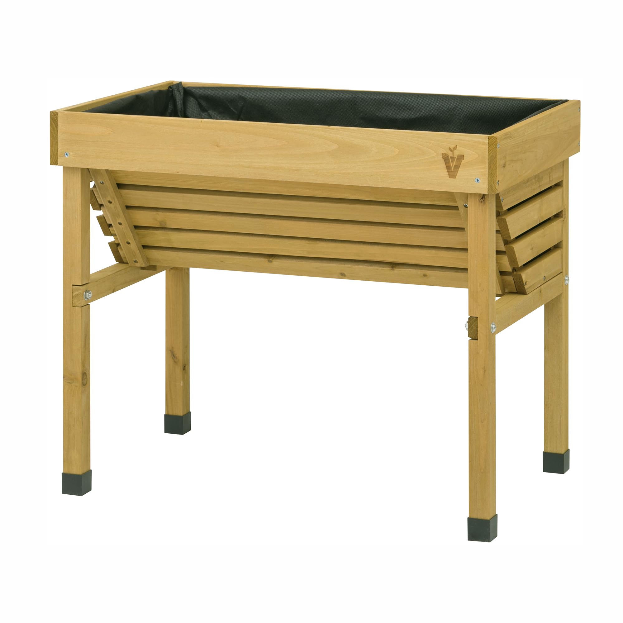 送料無料 タカショー 野菜 プランター ホームベジトラグ ウォールハガー コンパクト オークル 木製 植木鉢 花 家庭菜園 天然木 ポリプロピレン VGT-WH04F