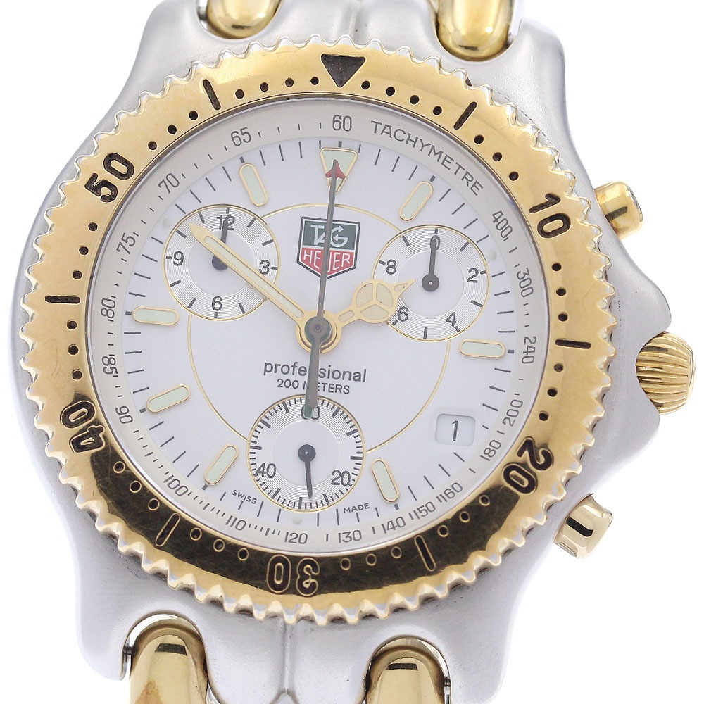 タグホイヤー TAG HEUER S35.006M セル クロノグラフ クォーツ メンズ _949208【中古】