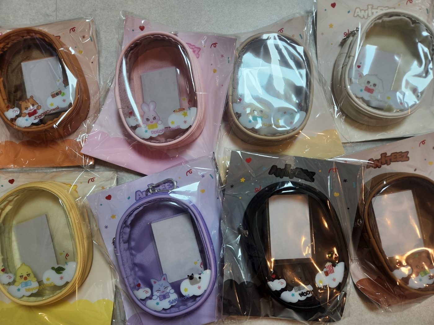 ATEEZ X ANITEEZ POP-UP STORE ANITEEZ IN ICE CITY OFFICIAL MERCH GOLDEN HOUR PVC POUCH KR VER..