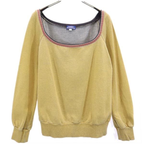 バーバリーブルーレーベル 三陽商会 長袖 カットソー 38 イエロー系 BURBERRY BLUE LABEL レディース 5,005円