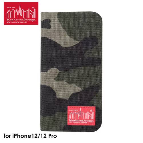 【正規取扱店】Manhattan Portage CORDURA NYLON Book Type Case W.CAMO【iPhone 12/iPhone12 Pro 対応】4589676563140