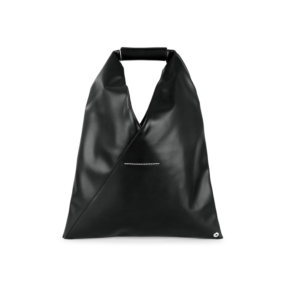 MAISON MARGIELA Dimont 24 S/S Margiela MM6 ジャパニーズフェイクレザースモールトートバッグ (ブラック) S54WD0043 P6444 T8013 R1ES