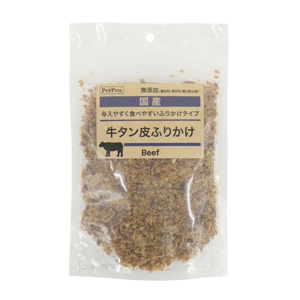 （まとめ買い）国産おやつ 牛タン皮ふりかけ 85g 犬用おやつ [x7]
