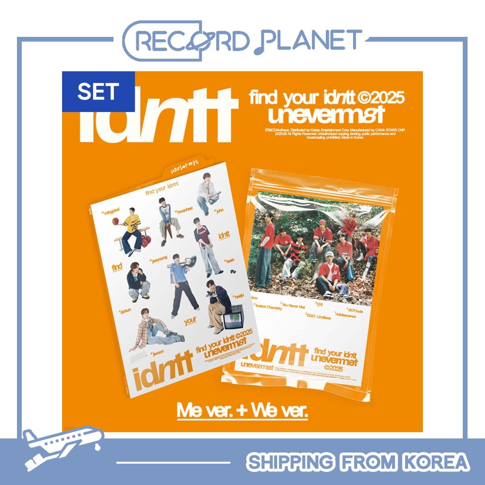 2種セット IDNTT - 1st Mini Album [UNEVERMET]