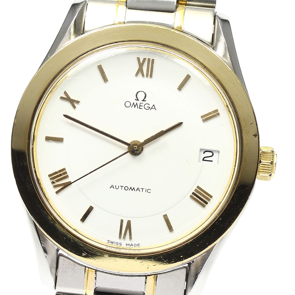 オメガ OMEGA デイト YGベゼル クォーツ メンズ _598990【中古】