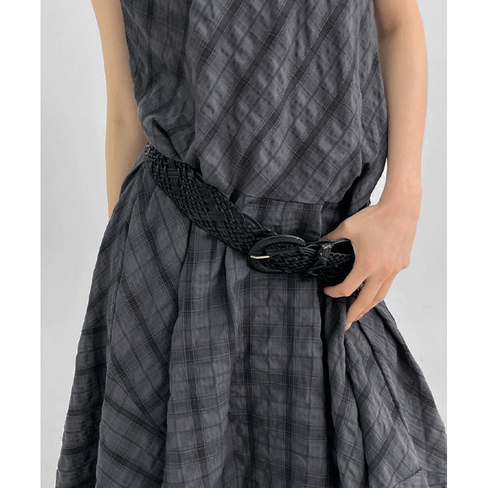 ブラックアップ Bobku ラタンワイドベルト