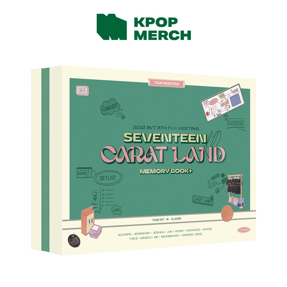 2022 SEVENTEEN in CARAT LAND MEMORY BOOK+ DIGITAL CODE