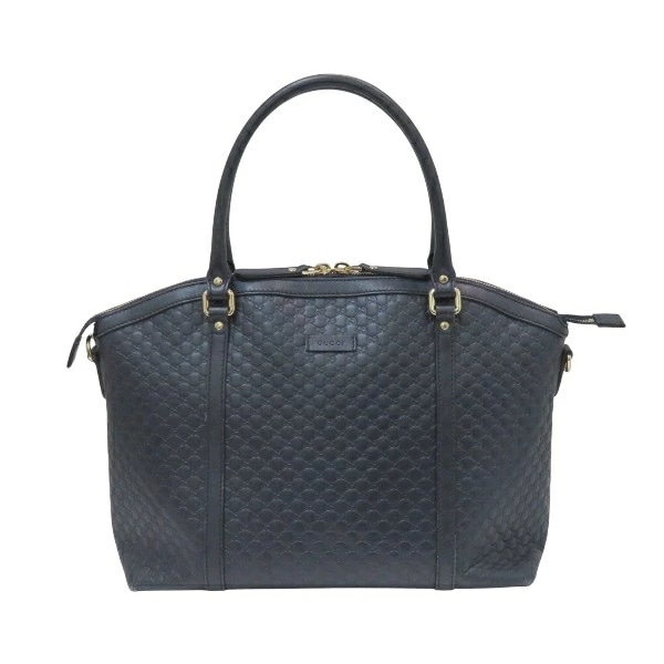 グッチ マイクログッチシマ 449657 バッグ トートバッグ ハンドバッグ 【中古】