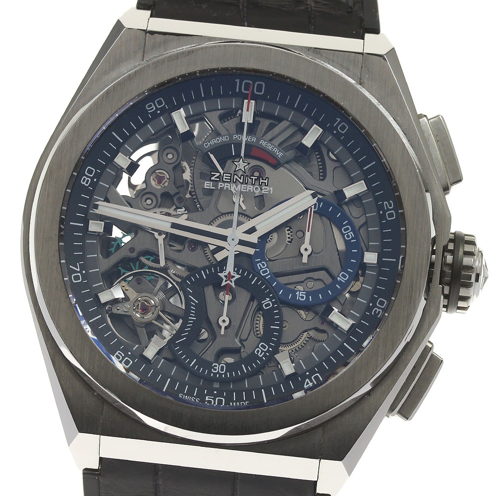 ゼニス ZENITH 95.9000.9004/78.R582 デファイ エルプリメロ クロノグラフ 自動巻き メンズ 箱保証書付き_814808【中古】