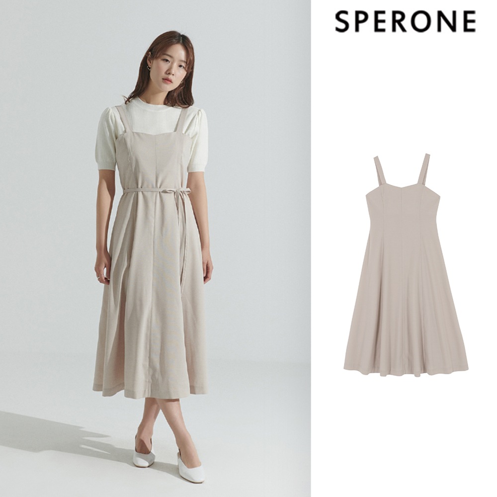 [SPERONE] Marquis Heart Shape Sleeveless One Piece