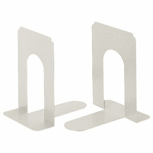 （まとめ買い）ライオン事務器 ブックエンド No.9 T型 特大 1組2枚 ライトグレー 223-70 [x3]