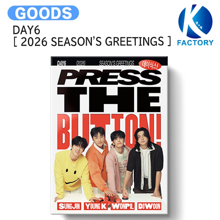 国内発送 DAY6 [ 2026 SEASONS GREETINGS ] Press The Button! / 公式グッズ / 予約商品