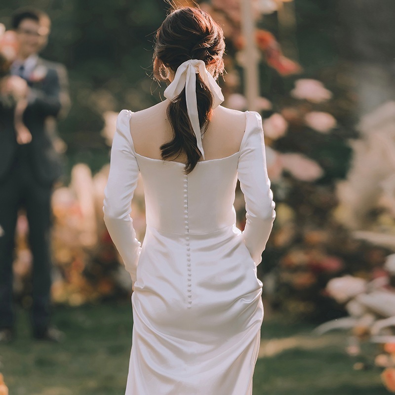 パーティードレスウエディングドレス　ロングドレス　結婚式　お花嫁　白　ホワイト　パーティー演奏会 発表会 成人式 卒業式同窓会 ドレス ドレス