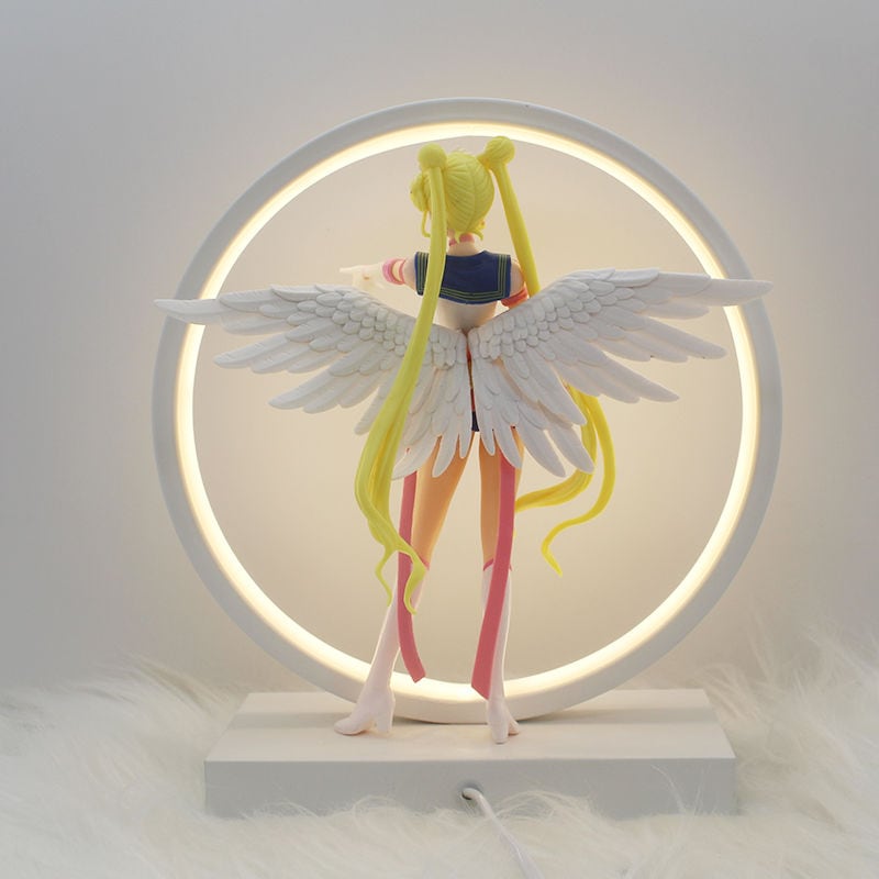 美少女戦士スタンドアニメ小夜灯水氷月フィギュア連名灯周辺寝室ベッドサイド置物