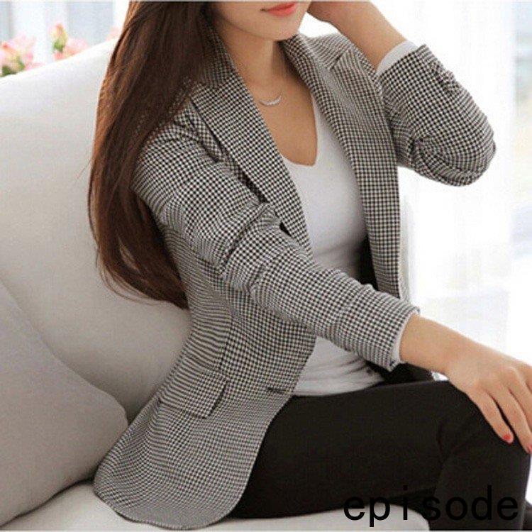 【急速出荷 2025年新作】スーツコート レディース テーラードジャケット 秋 長袖 ピーコート 通勤 スーツ チェック柄 韓国風 着痩せ テーラードジャケット アウター 新作 オフィス