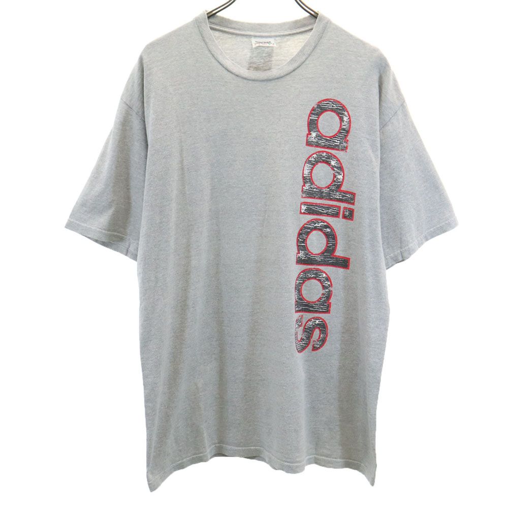 90s USA製 オールド トレフォイルロゴ 半袖 Tシャツ M グレー メンズ