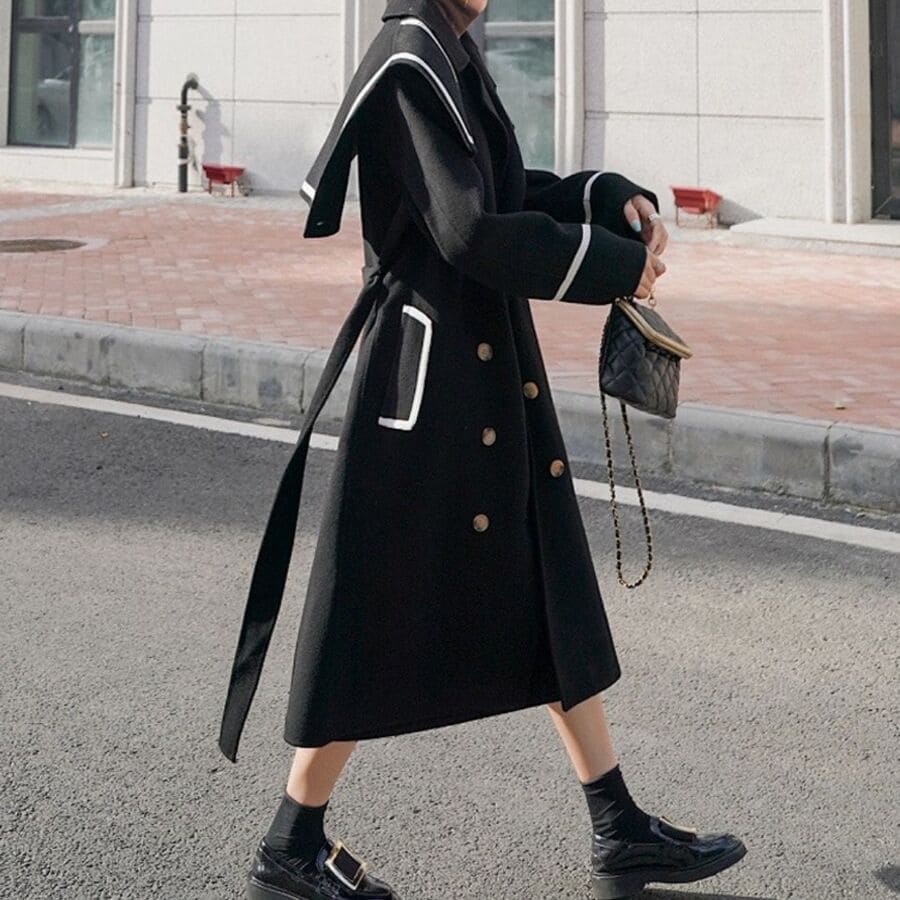 最新モデル登場！贩売促进 コート レディース ロング丈 ラップコート アウター 韓国 5867