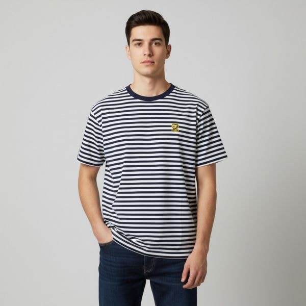 Graphic Kiki Stripe Short-Sleeve T-Shirt (2 colors)