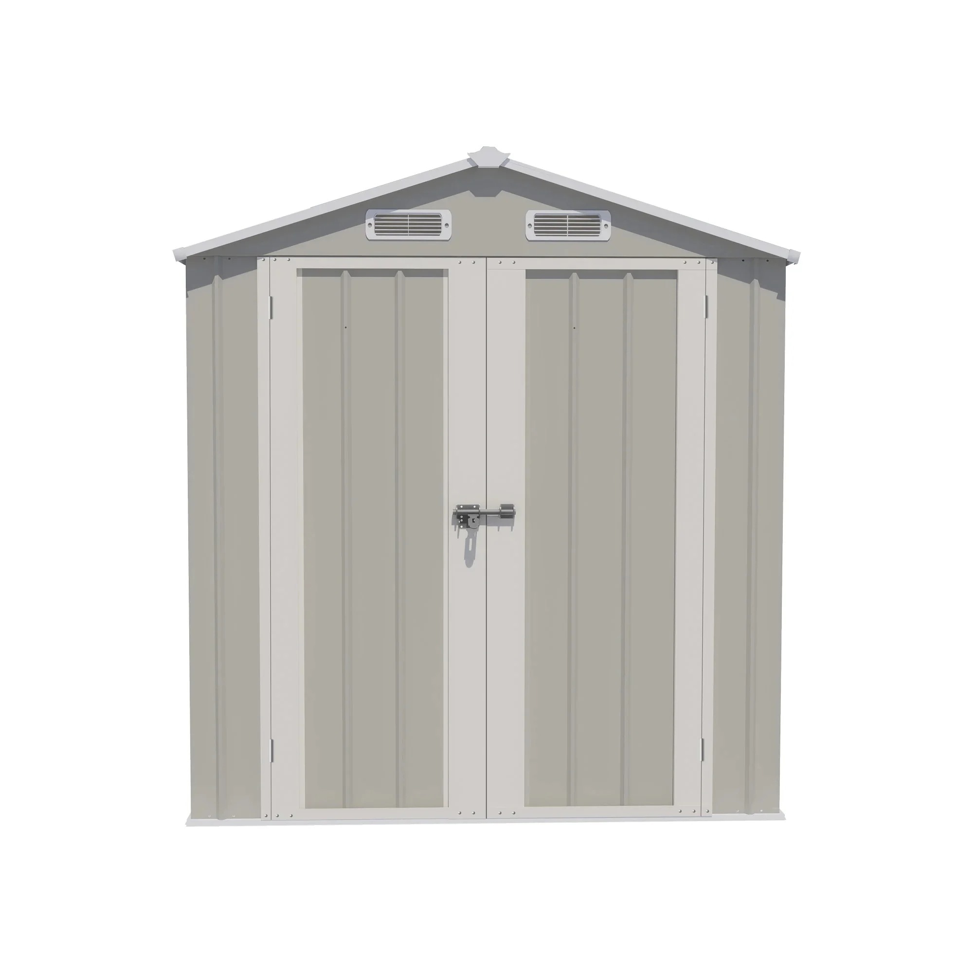 【3日出荷】国内発送可動棚なし物置 屋外 スチール 倉庫 戸外収納庫 幅173*奥行き107*高3 物置き おしゃれ 大型 収納庫 屋外物置 防さび ベランダ 防水 ドア スチール物置 屋外収納 ガー