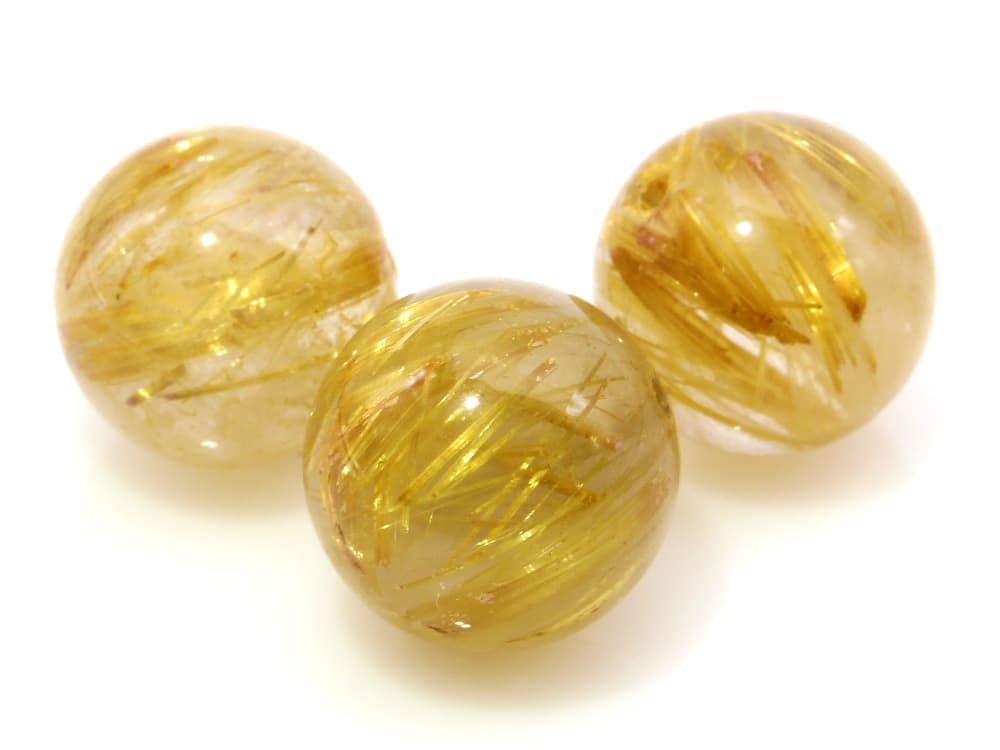 1粒売り ゴールドルチルクォーツ 12mm パワーストーン バラ売り 天然石 パワーストーン ばら売り ビーズ 穴あき 1玉売り アクセサリー パーツ ハンドメイド アクセサリーパーツ 材料 z923