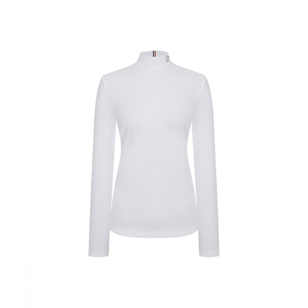 [ルイカステル] レディースアイルカクールトリコロールポイントタートルネックTシャツ (クールフィーリング)