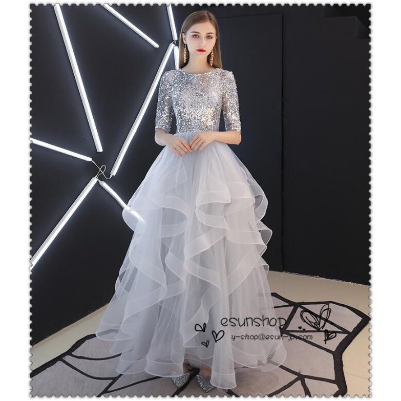 ポイント消化 ウェディングドレス ショットドレス　ロングドレス イブニングドレス パーティードレス 花嫁 二次会 結婚式 披露宴 大きいサイズ 5,863円