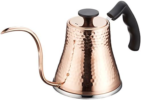 アサヒ やかん・ケトル 銅色 0.8L IH対応 銅製鎚目コーヒーサーバーケトル CNE315