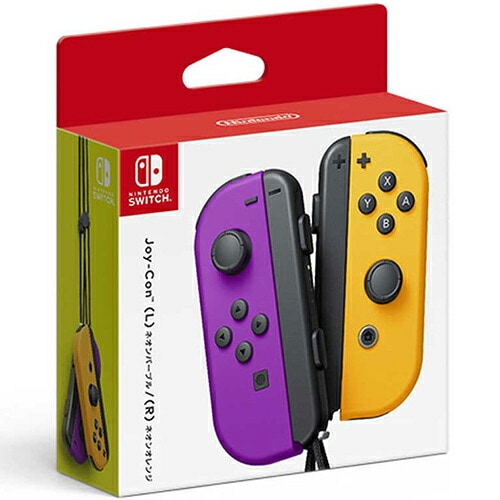 【新品　箱不良シュリンク破れ品】Joy-Con(L) ネオンパープル / (R) ネオンオレンジ