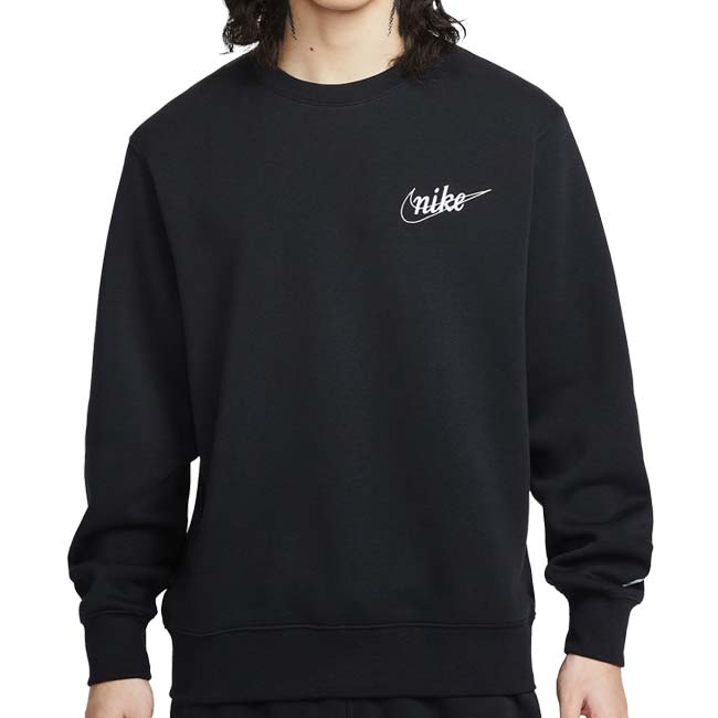 ナイキ(NIKE) 2026 SP メンズ スポーツウエアクラブ BB クルー CTB 長袖スウェット トレーナー IF0680-010ブラック×WH