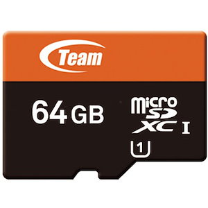 TEAM チーム microSDカード 64GB Xtreem SDXC UHS-1対応 SDアダプ
