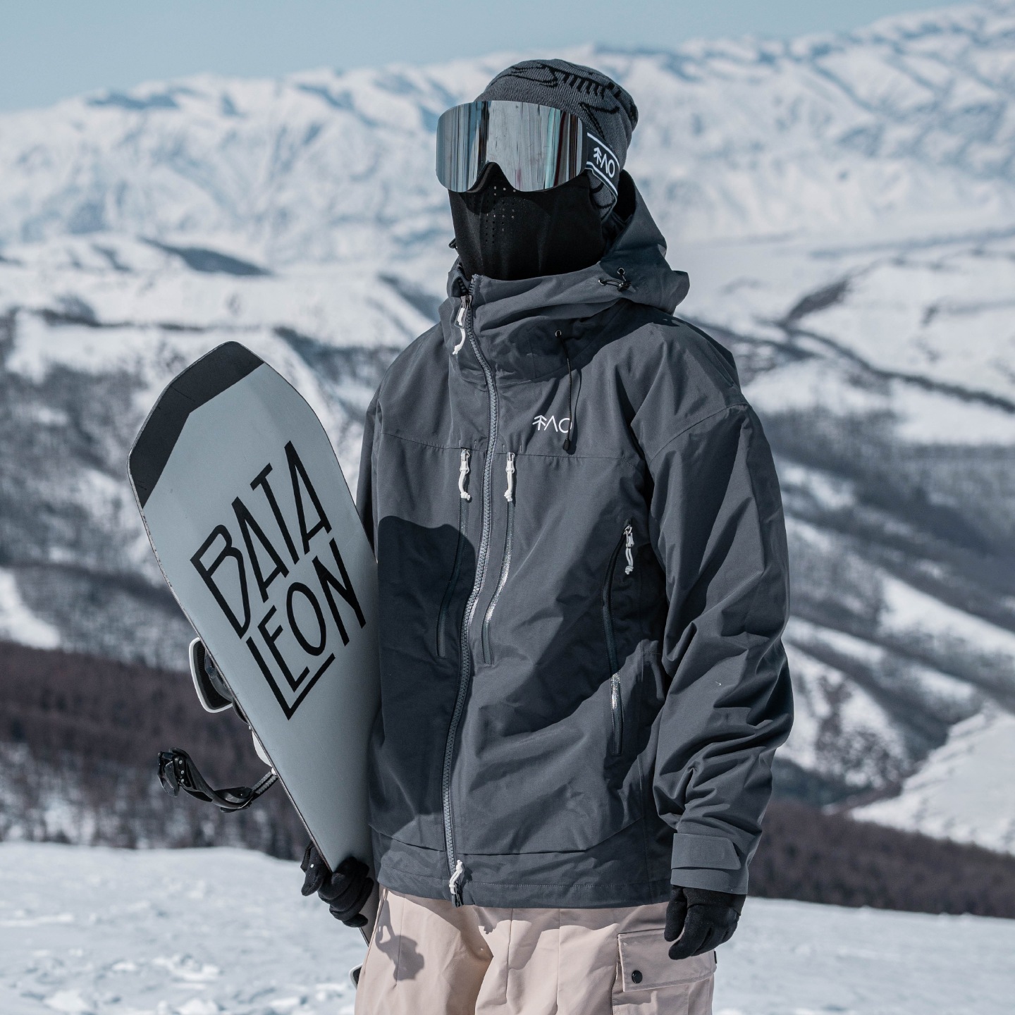 スノーボードウェア 2025 2026 グレー トップス スノウェア メンズ レディース 3L防水20000 スキーウェア スノボウェア スキー 防风撥水