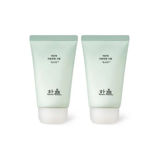 [25SS/New]トラブル 鎮静 よもぎシカ 水分クリーム 55ml+55ml