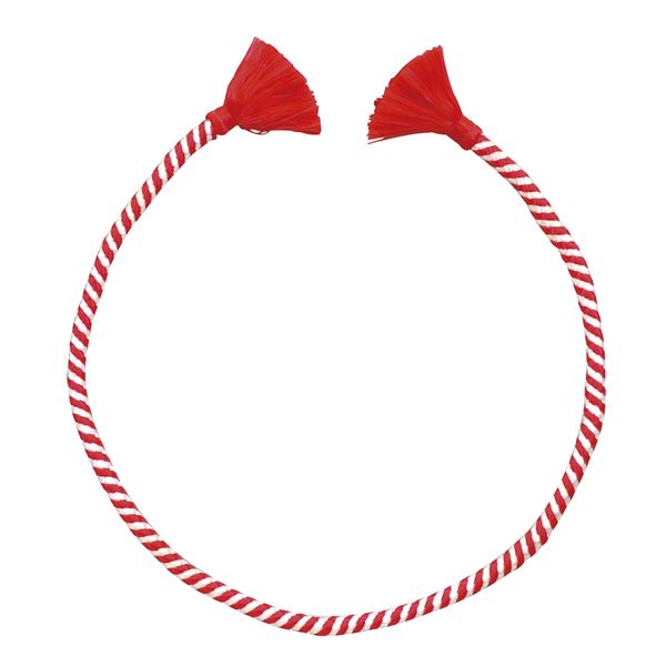 （まとめ）かんたんねじりはちまき 赤／白(×20セット)