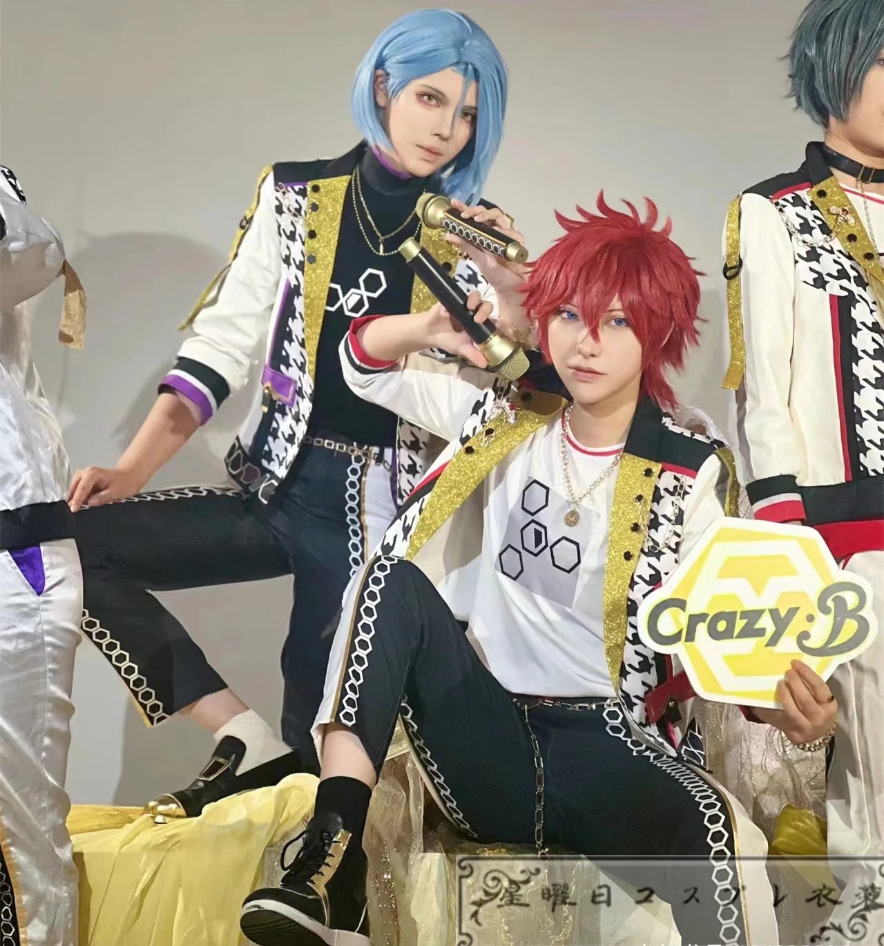 ES あんさんぶるスターズ ユニットソングCD Crazy:B HIMERU 天城 燐音 桜河こはく 椎名 ニキ コスプレ衣装 コスチューム イベント