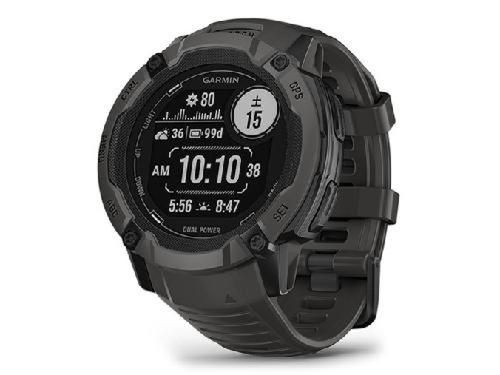 Instinct 2X Dual Power 010-02805-22 [Graphite]ソーラー充電に対応したアウトドアGPSウォッチ