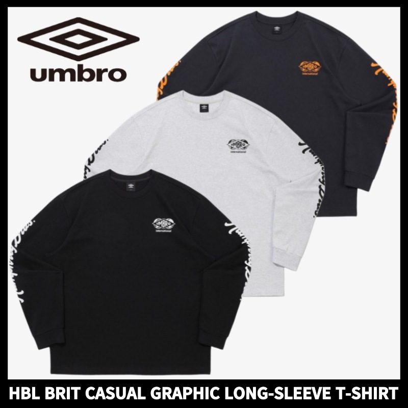 HBL BRIT CASUAL GRAPHIC LONG-SLEEVE T-SHIRT UR121CRL26 [公式正規品]