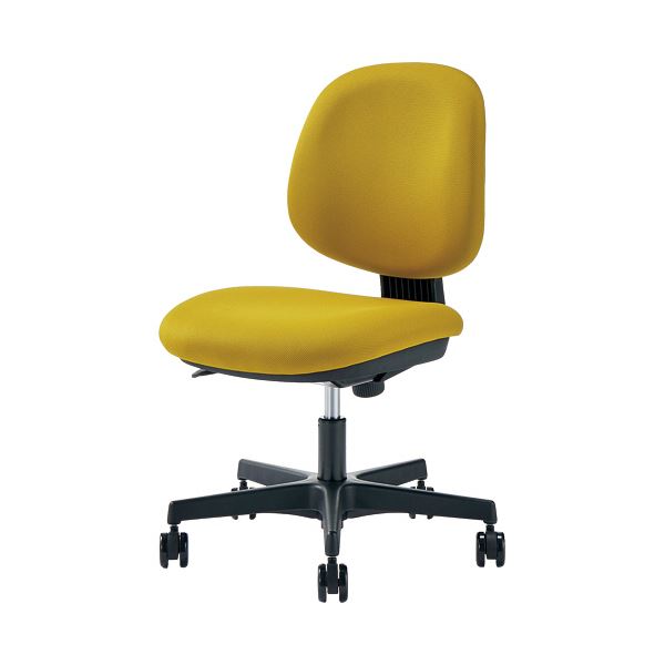 オカムラRC-1チェア 肘なし 本体：ブラック 背/座：マスタード 8RC11A-F5B9 1脚